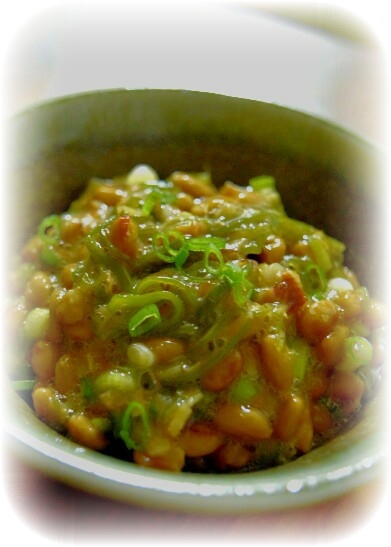 ねばねばが美味 納豆と刻みめかぶの和え物 レシピ 作り方 By Nori Noko 楽天レシピ