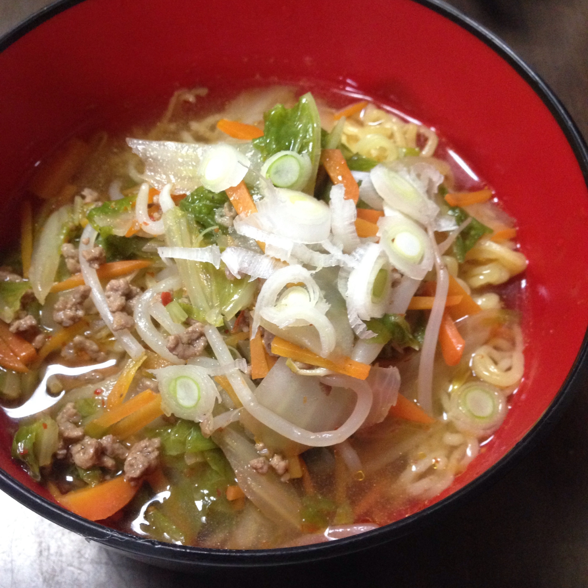 野菜たっぷり担々麺♪