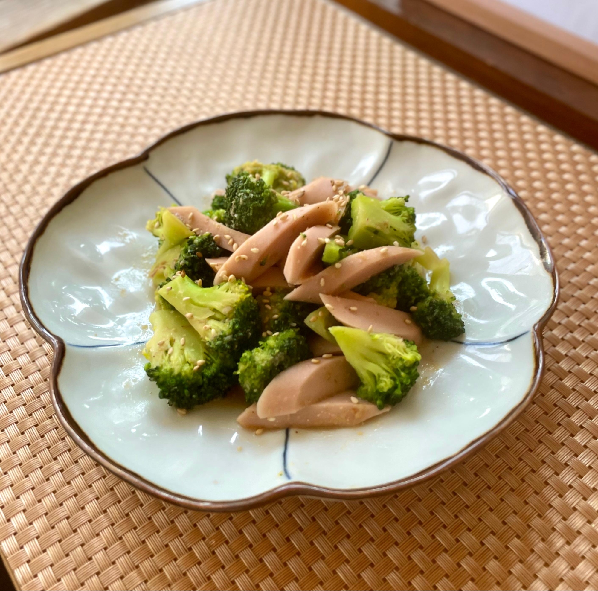 ブロッコリーと魚ニソde簡単甘辛味噌炒め