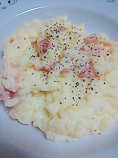 レンジでチンして♪簡単リゾット(*^^*)