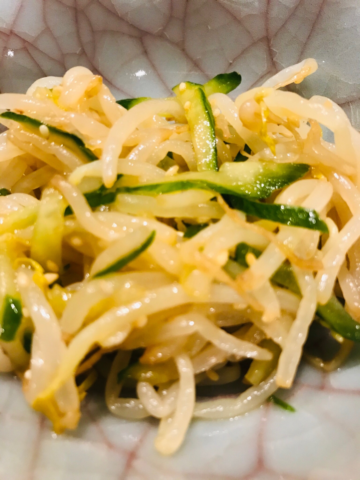 子どもぱくぱく もやしときゅうりのナムル