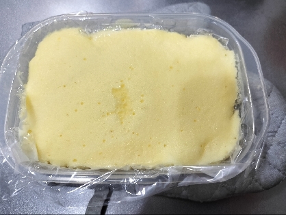 レンジで簡単♪米粉と卵の蒸しパン