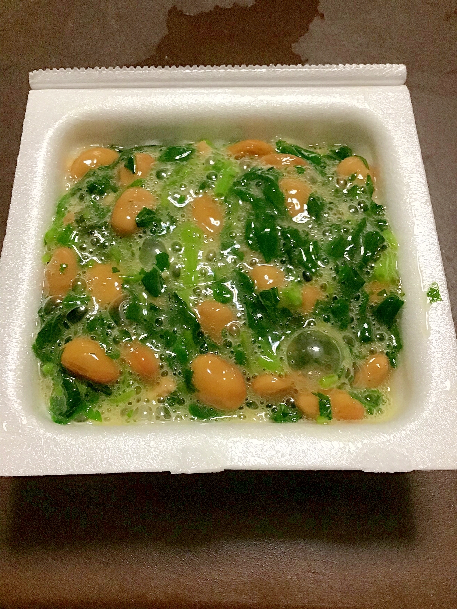 モロヘイヤ納豆。