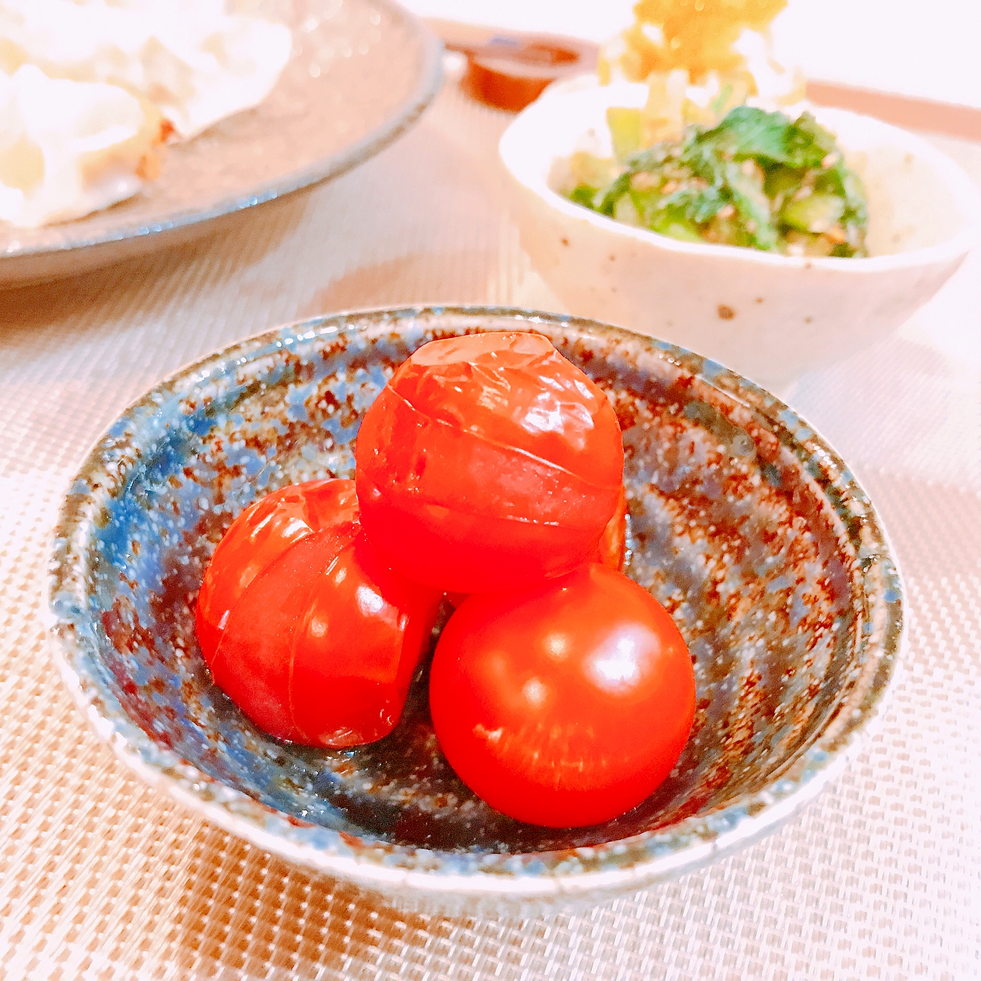 加熱で旨味アップ☆ミニトマトの出汁煮
