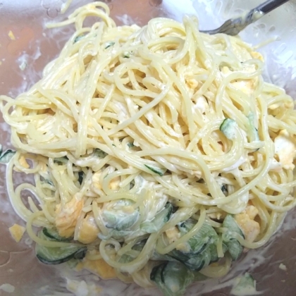 素朴！スパゲティサラダ（辛子入り）