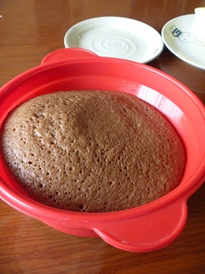 ホットケーキミックスで蒸しパン ココア