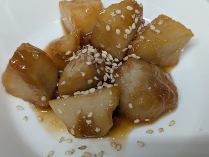 ５分程度！茹でた里芋で❤甘辛煮♪（コチュジャン他）