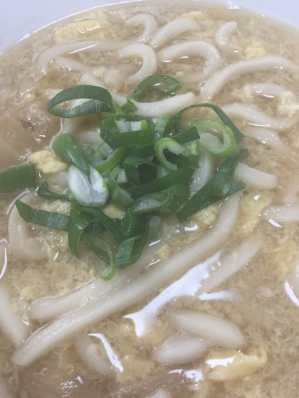 卵のあんかけうどん