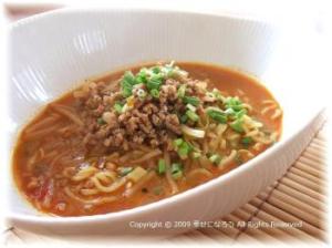 芝麻醤なし！お手軽坦々麺 