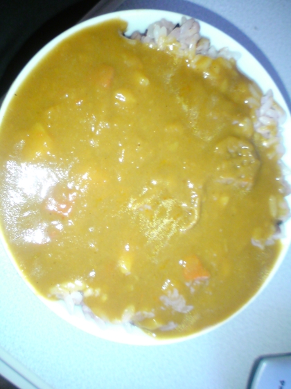マイヤー電子レンジ圧力鍋で　時短　チキンカレー♪