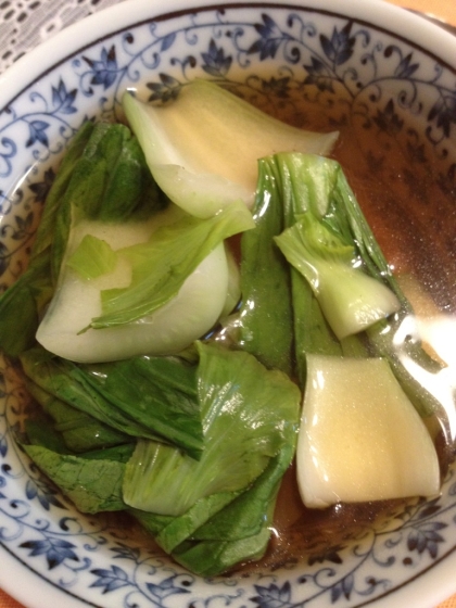 あっという間にあと一品♪青梗菜と春雨のスープ