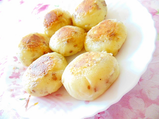 ❤牛豚ミンチと粉チーズのじゃが芋餅❤