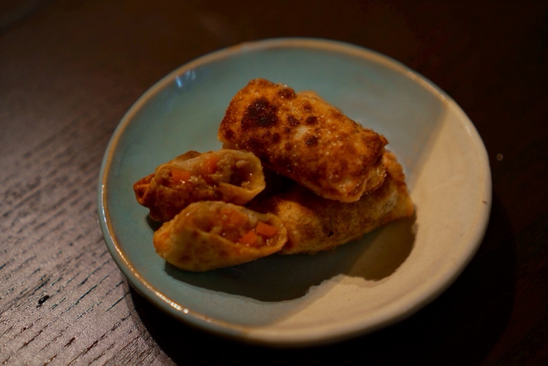 お弁当に！餃子の皮でミニミニ春巻き