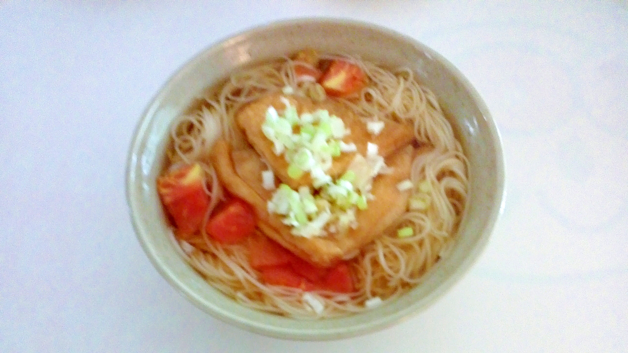 きつねトマトにゅうめん