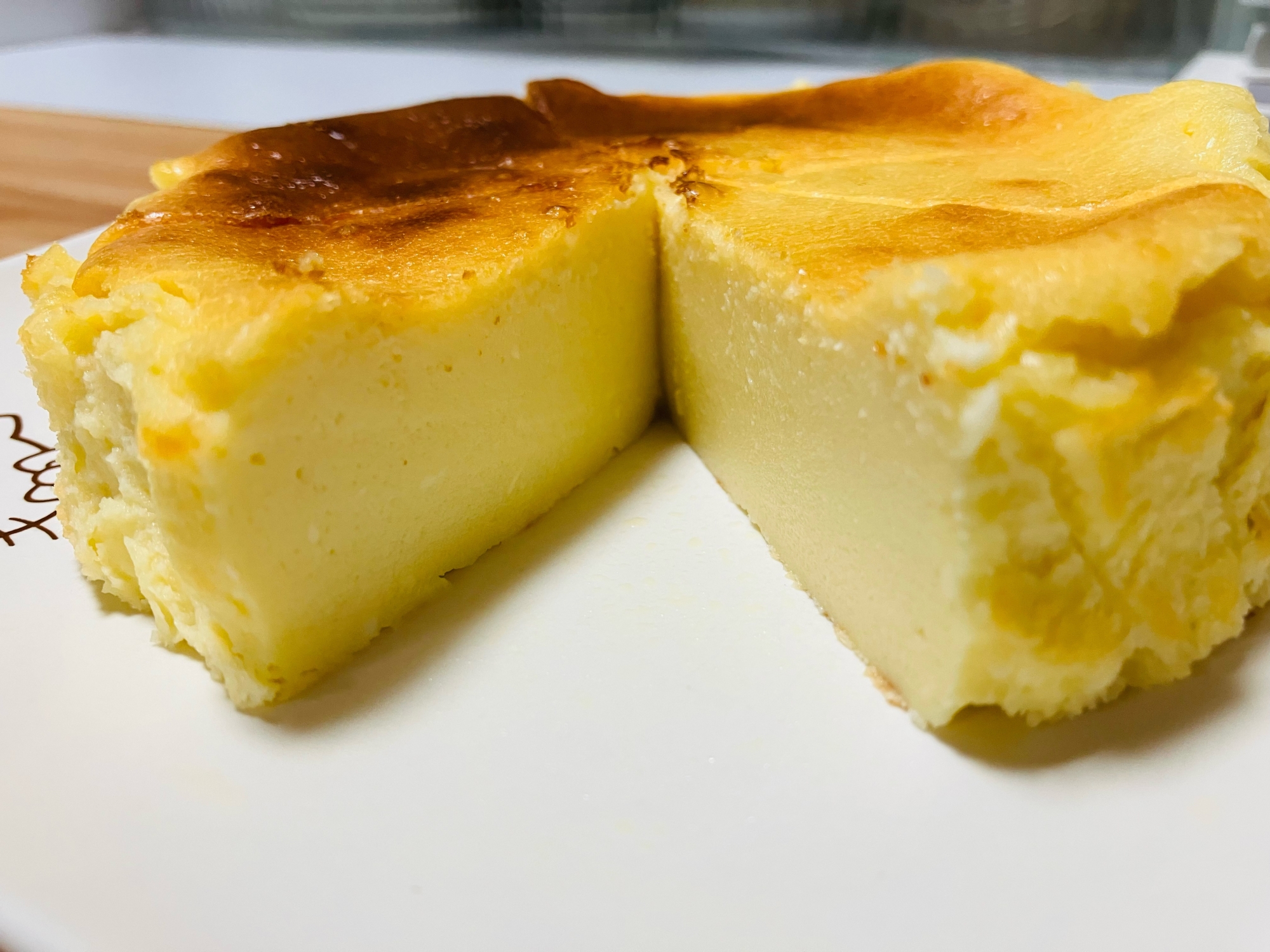 簡単！シンプルなバスク風チーズケーキ