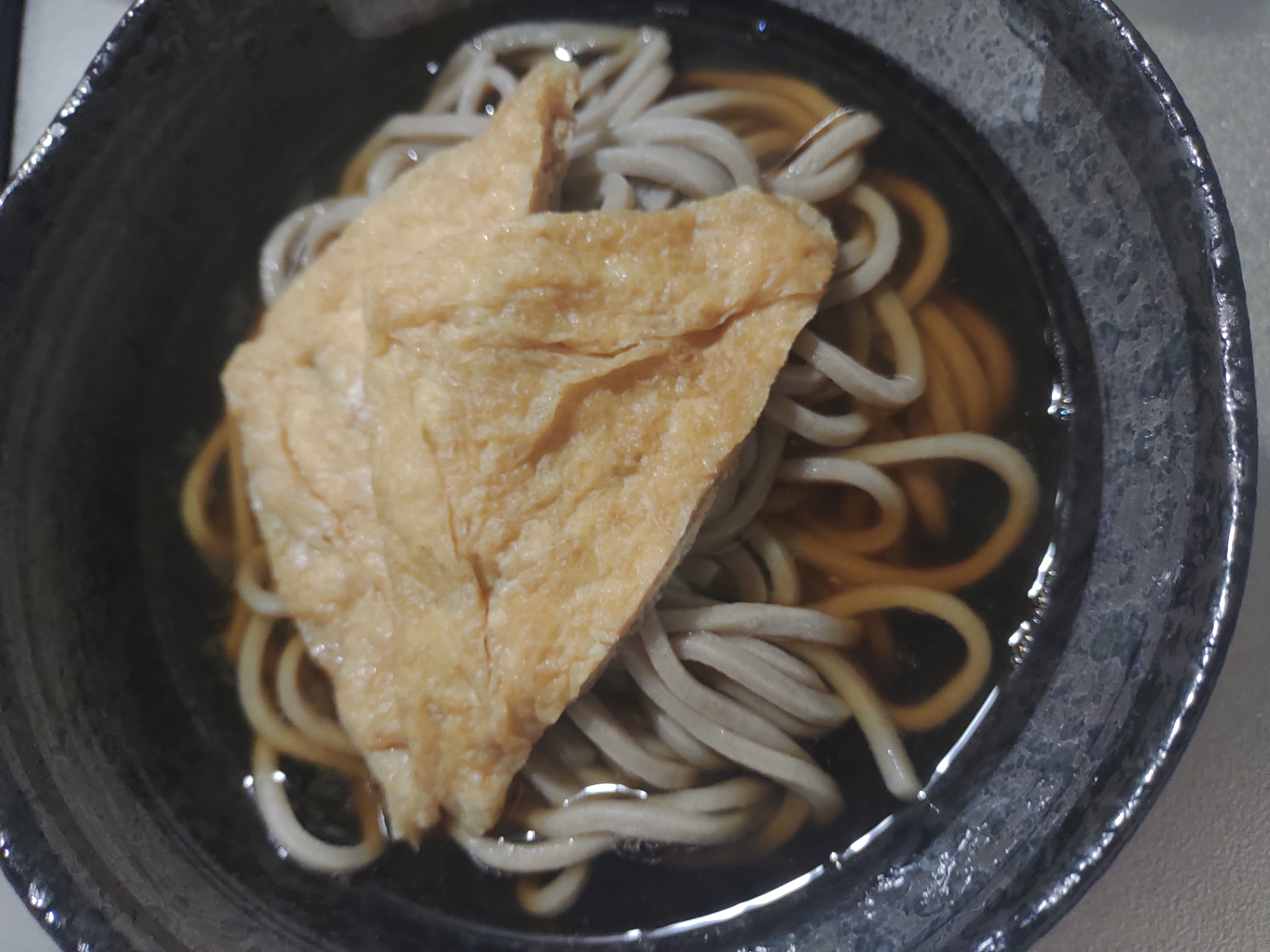 きつねそば 温かいそば