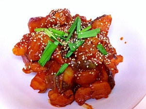 簡単にできる韓国家庭料理～タクトリタン♪