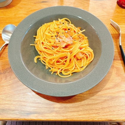 ツナのトマトクリームパスタ