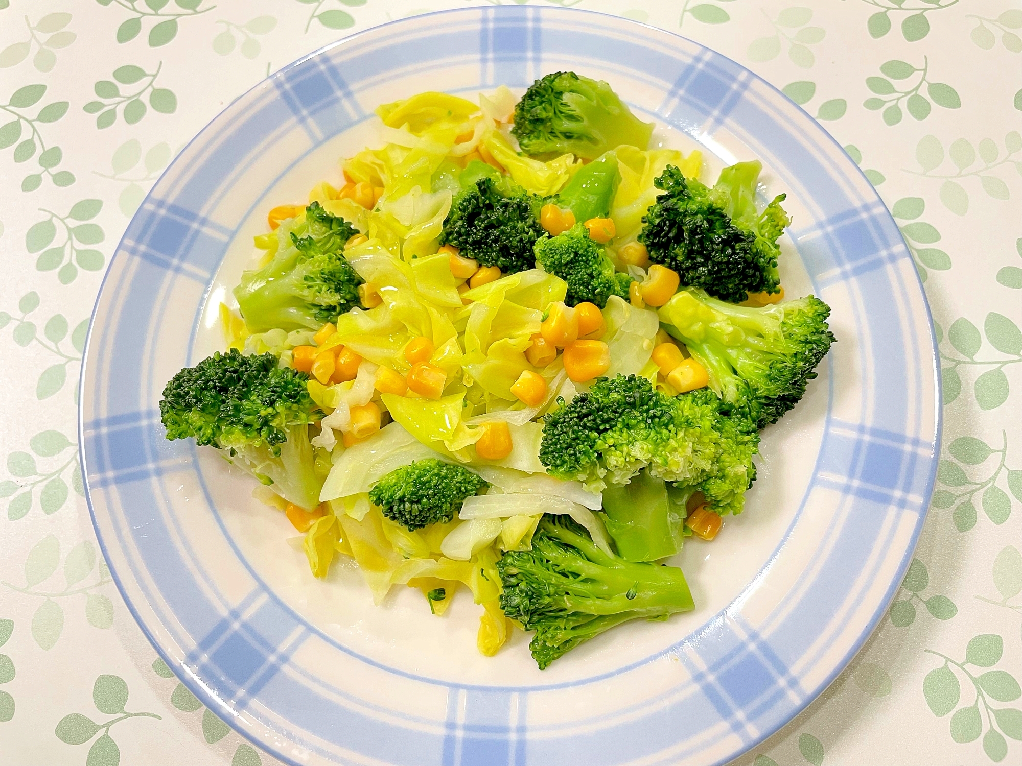 ブロッコリーのボイルサラダ　レモンドレッシング