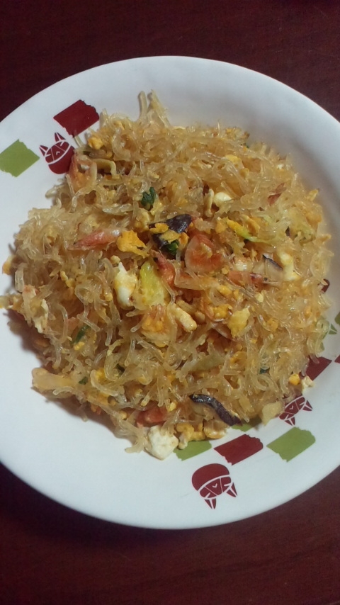 ヘルシーな春雨炒め