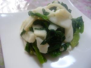 ほうれん草とイカのアンチョビ風味 レシピ 作り方 By 手作り大好き さくら 楽天レシピ