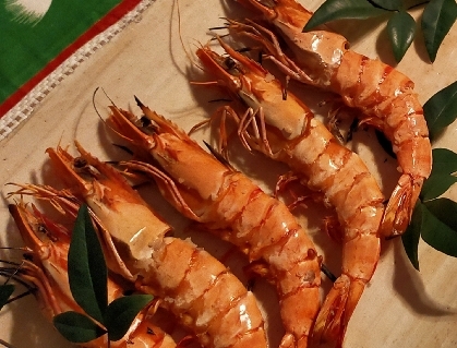 有頭えびの塩焼き レシピ 作り方 By イク9110 楽天レシピ