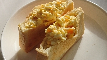 サンドイッチの卵サラダ
