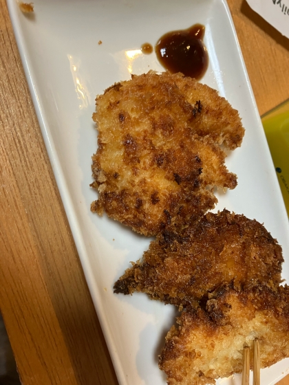 サラダチキンで♡簡単チキンカツ