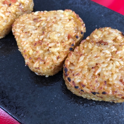 おかか醤油の焼きおにぎり