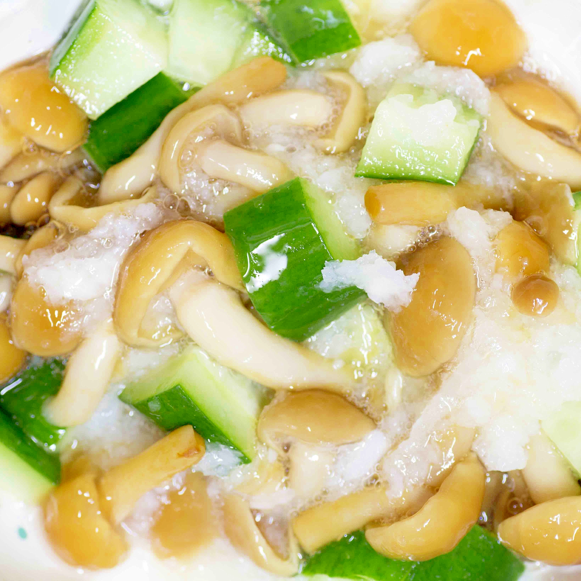 きゅうりとなめこ甘酢おろしあえ レシピ 作り方 By 筋肉女子 楽天レシピ きゅうりとなめこ甘酢おろしあえ レシピ 作り方 By 筋肉女子 楽天レシピ