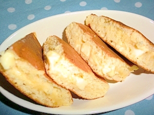 マヨネーズとチーズを入れてホットケーキ レシピ 作り方 By Thank You Good Bye 楽天レシピ