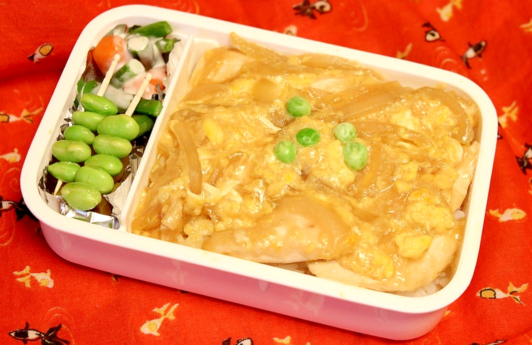 柔らか とろ り 鶏ササミの親子丼弁当 レシピ 作り方 By Mieko7 楽天レシピ