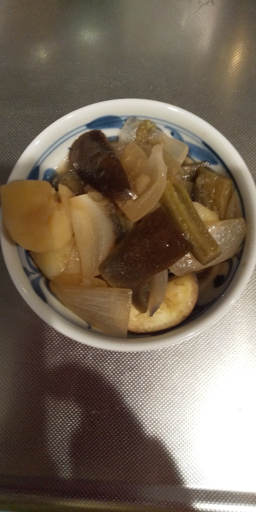 作り置き！なすと玉ねぎ、じゃがいもの煮物