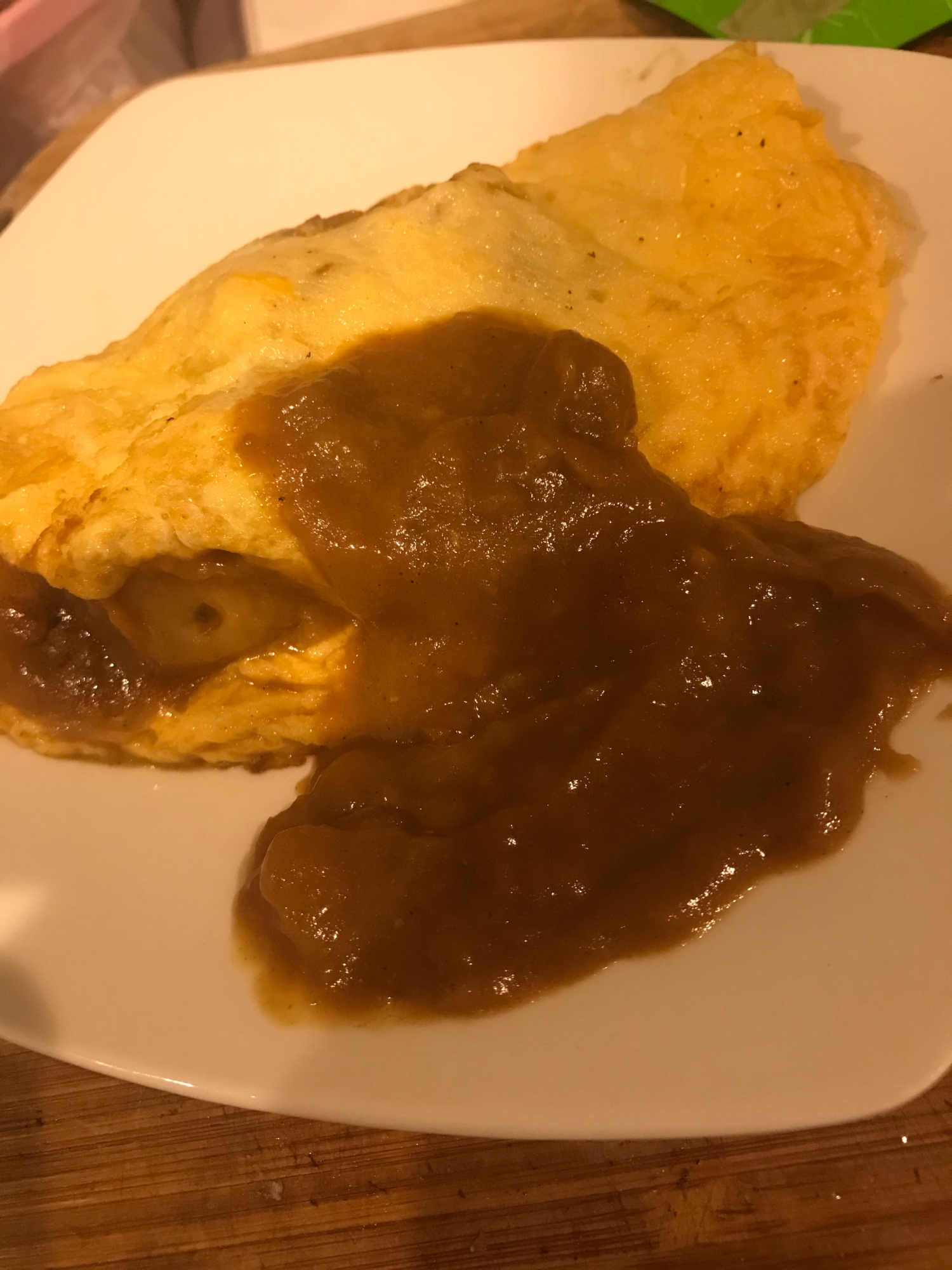 カレーオムライス