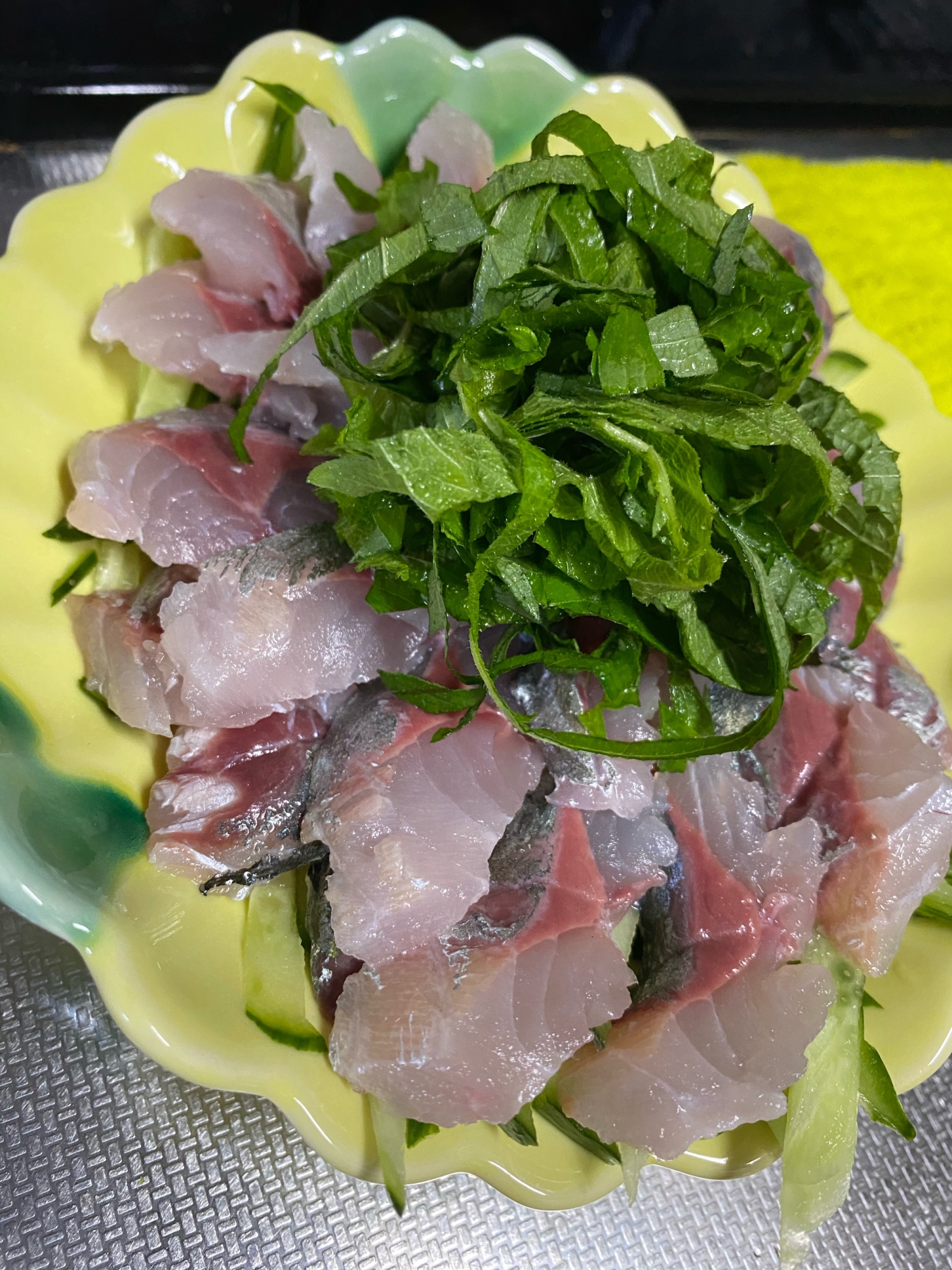 アジのお造り レシピ 作り方 By Natukitchen 楽天レシピ