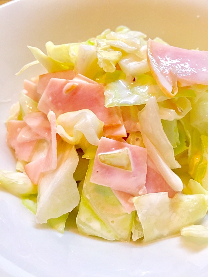ざく切りキャベツとハムのコールスロー レシピ 作り方 By まぁ2510 楽天レシピ