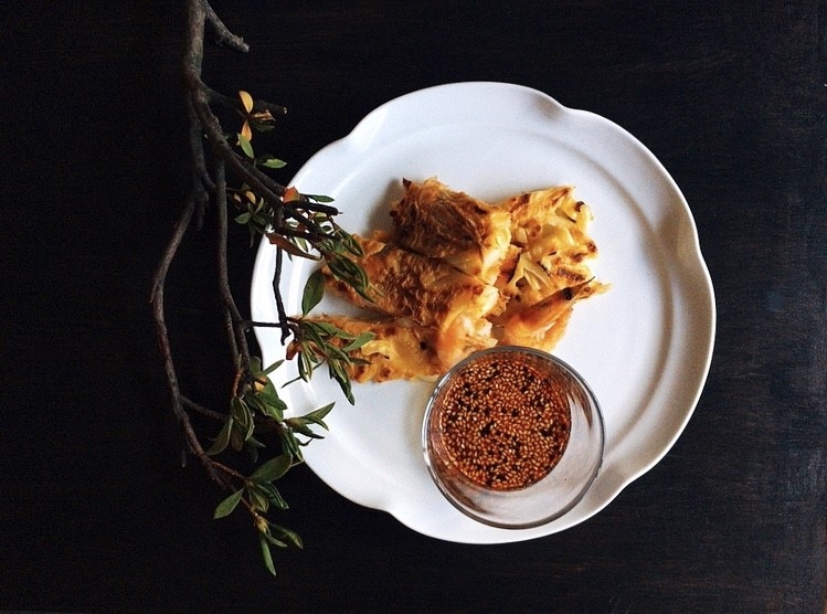 芝海老と白菜のチヂミ