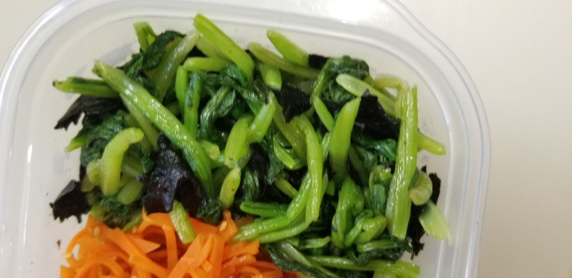 小松菜と焼き海苔のナムル