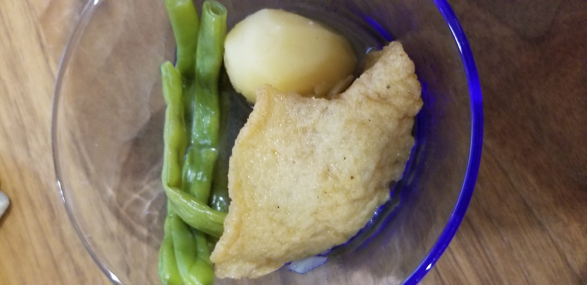 ひら天とじゃがいもの煮物