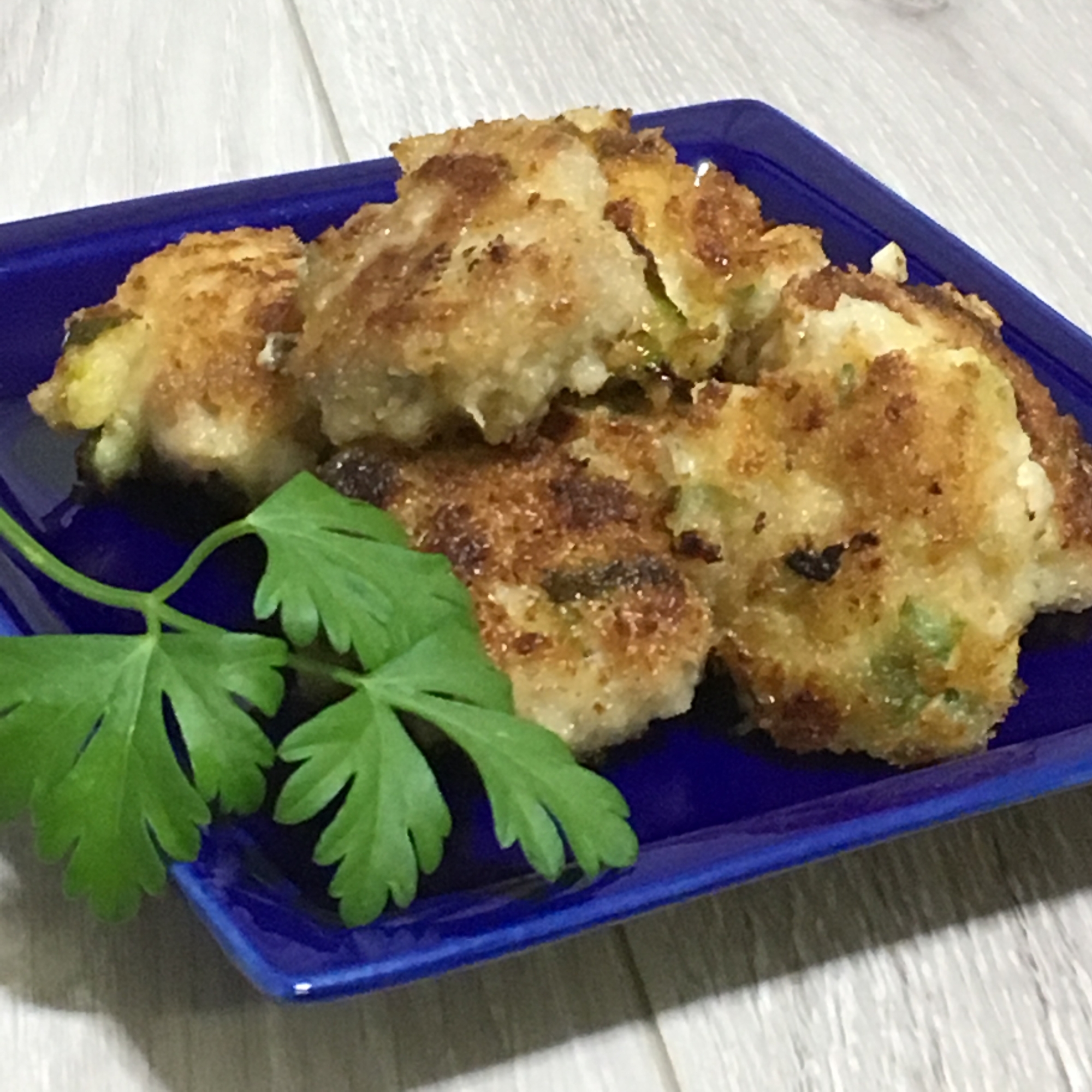 豚こま肉の塩麹パン粉焼き♪