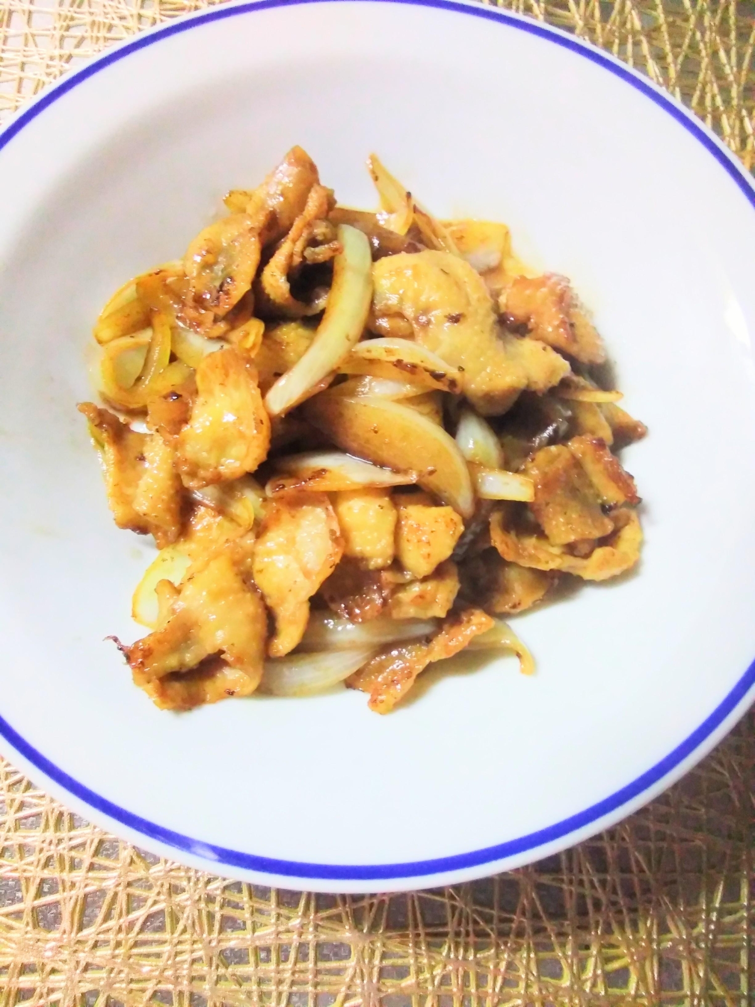 鶏皮☆鶏肉の皮の照り焼き炒め