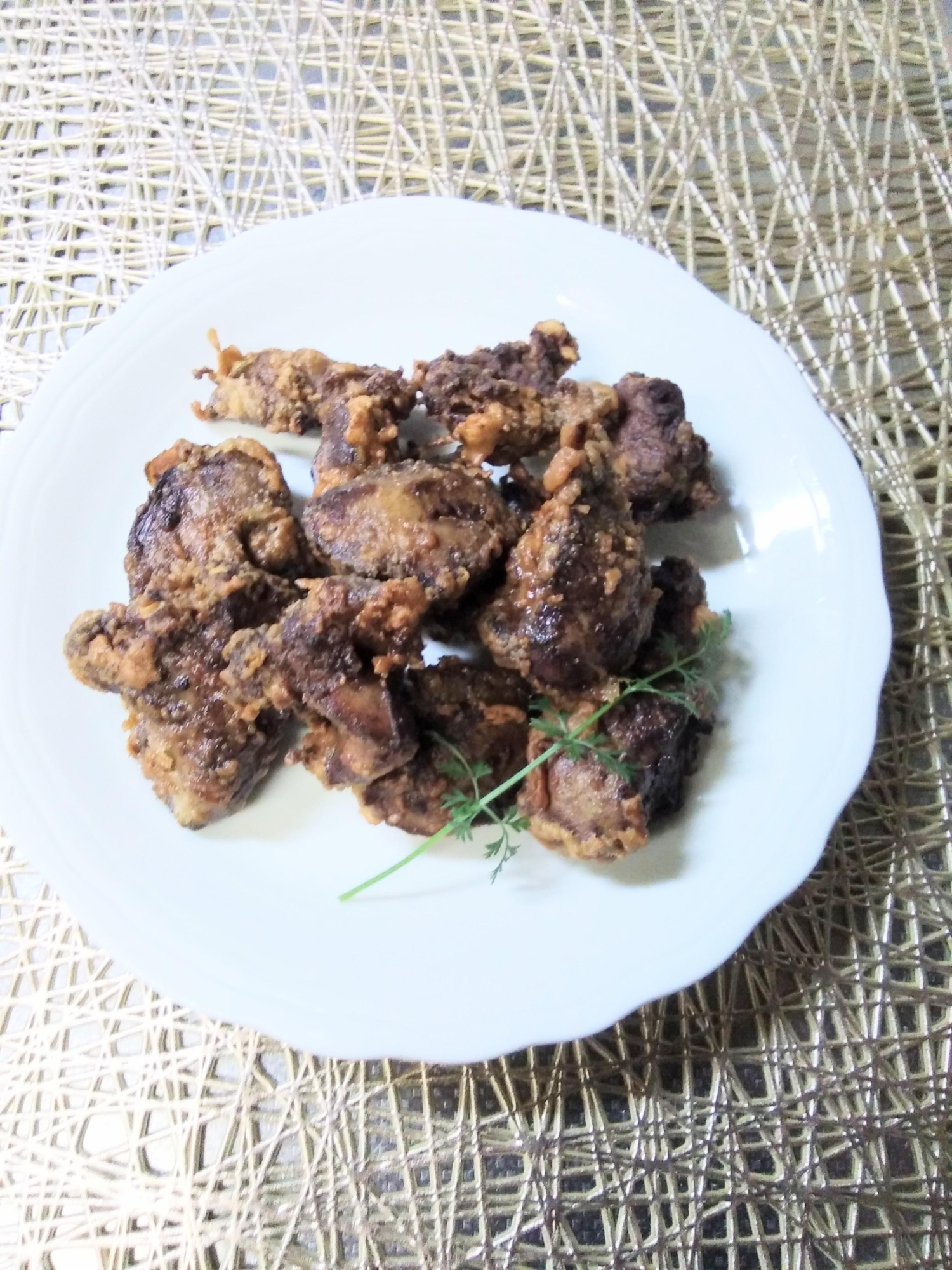 鶏レバー☆鶏レバーの唐揚げ