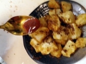 ポテトフライのケチャップソースがけ レシピ・作り方 by leopoo - 楽天