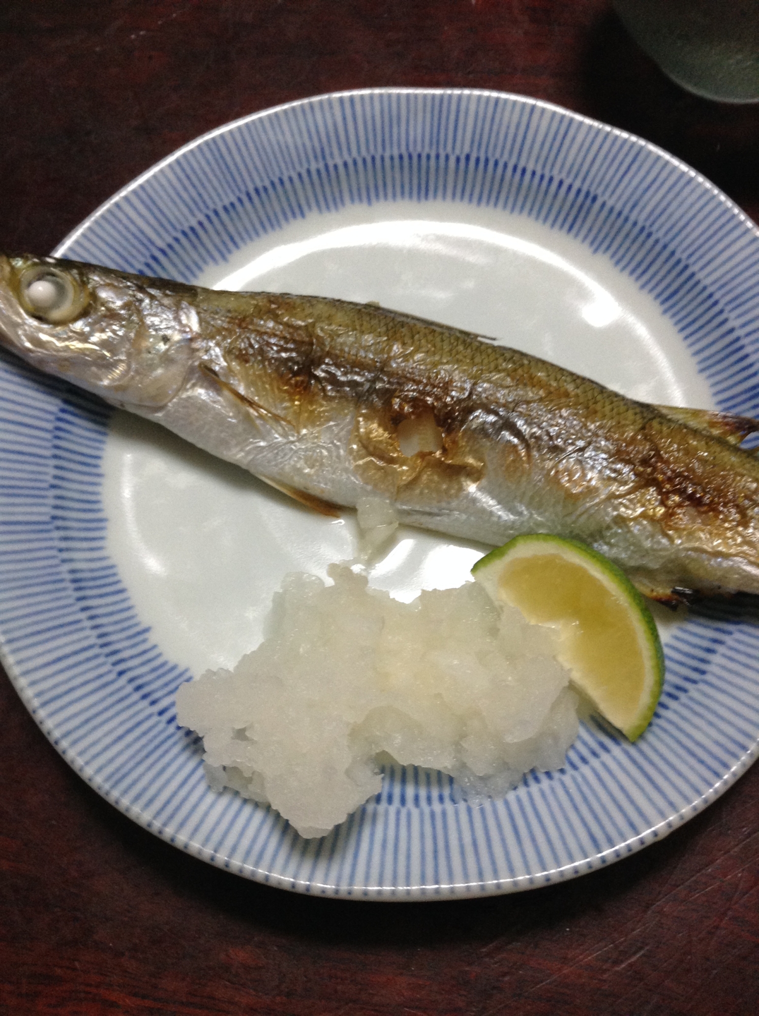 かますの生姜風味焼き