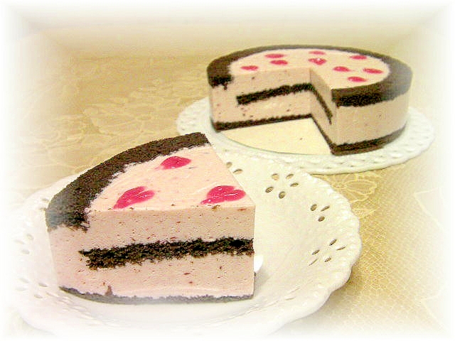 フルーチェdeババロアケーキ レシピ 作り方 By Tara Minfannote 楽天レシピ