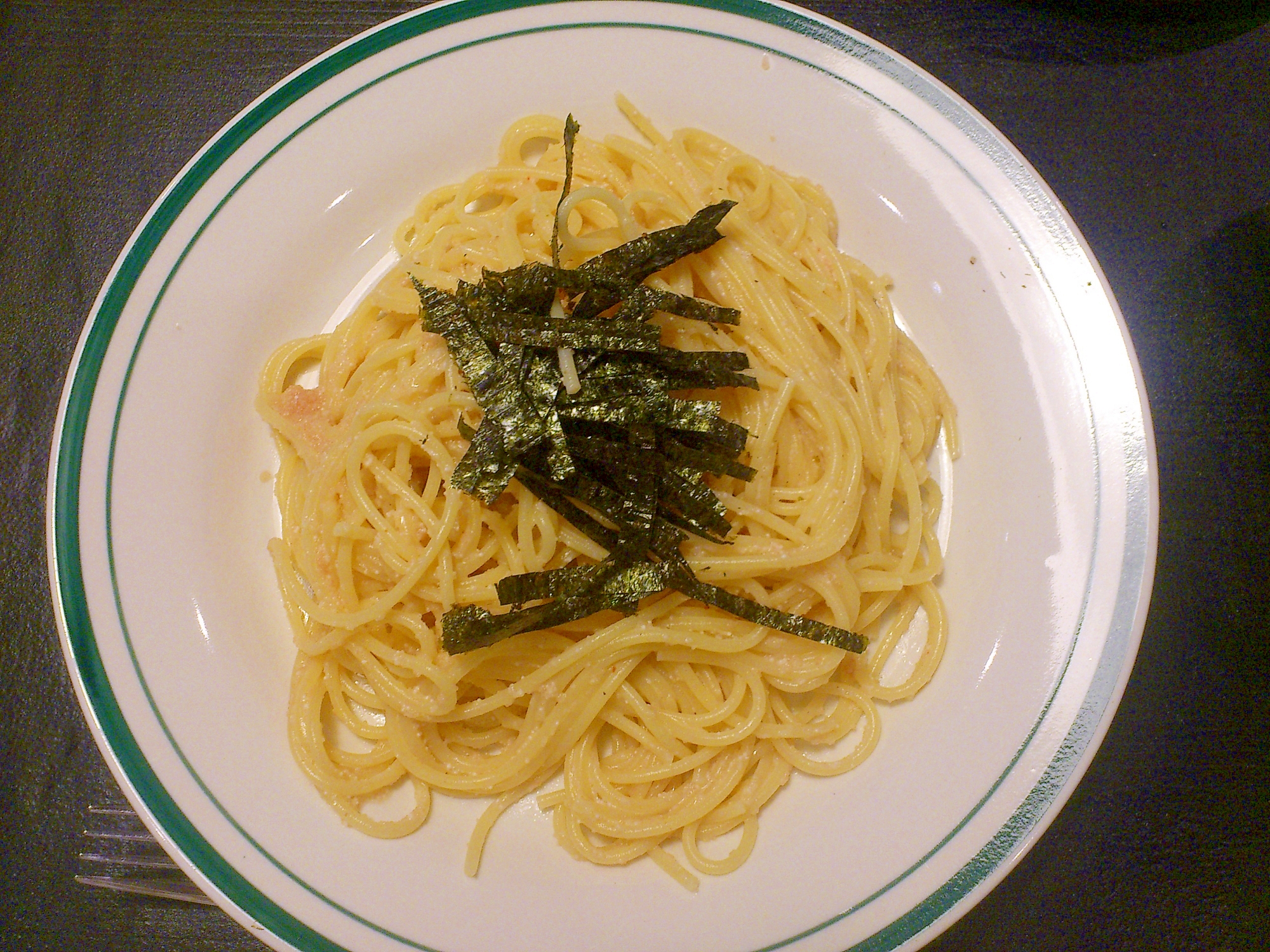 フライパンいらず！混ぜるだけ！明太子クリームパスタ