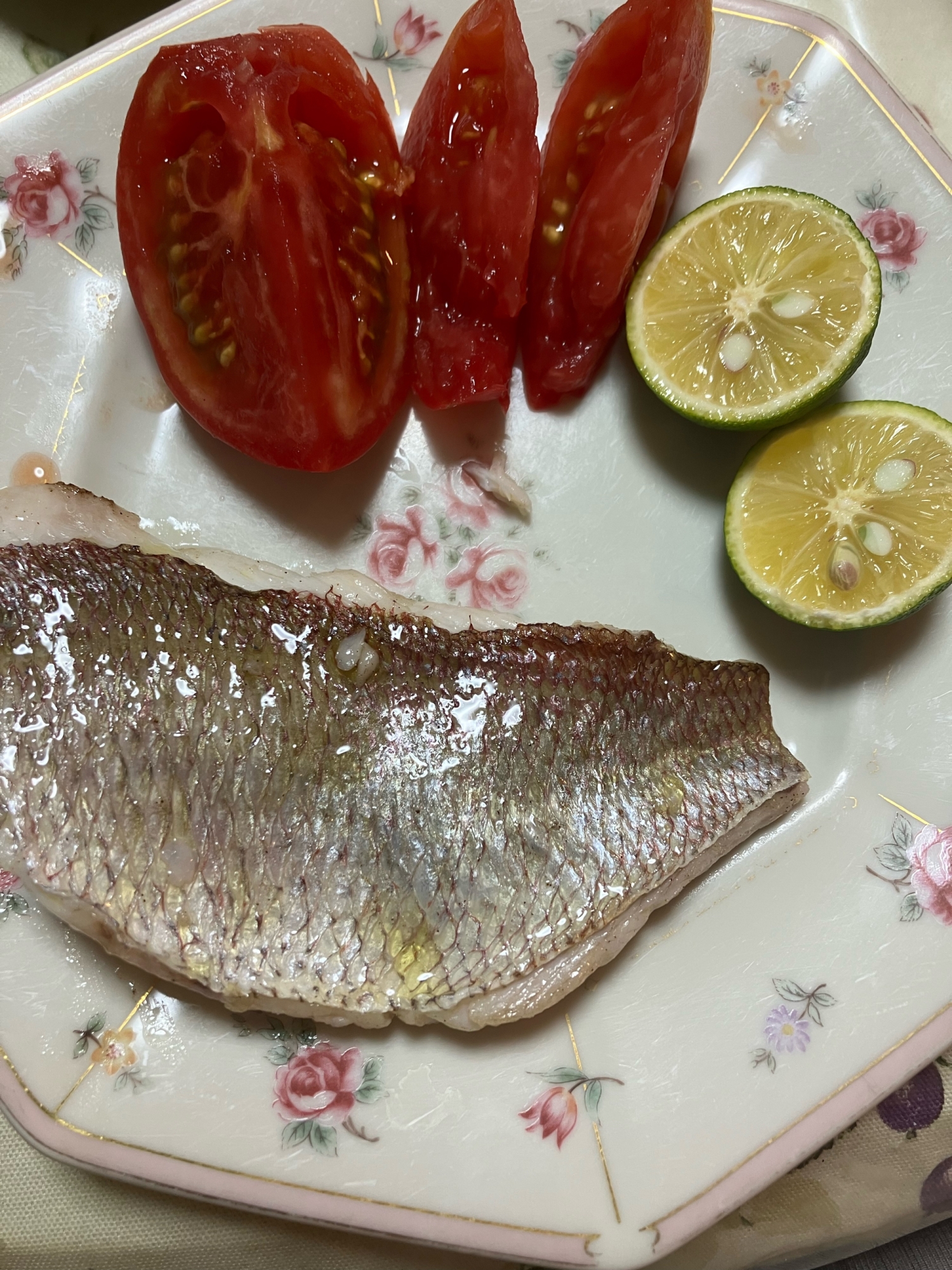 5分でできる！天然鯛の切り身のソテー！