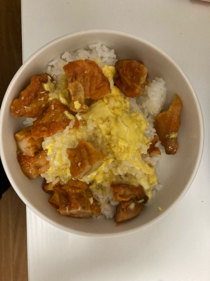 簡単！冷凍唐揚げアレンジ！大絶賛の親子丼