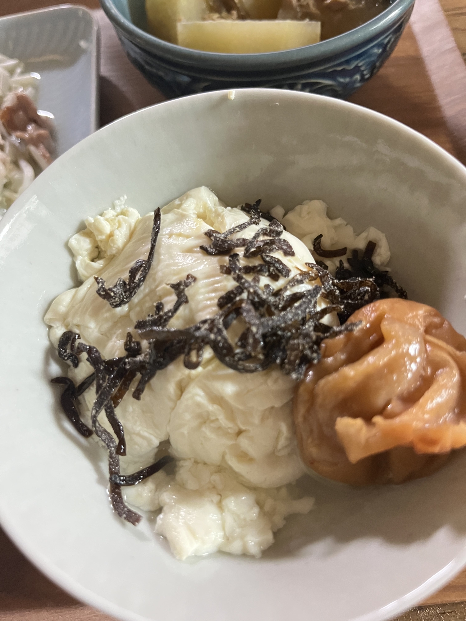 【超低糖質】米無し豆腐茶漬け