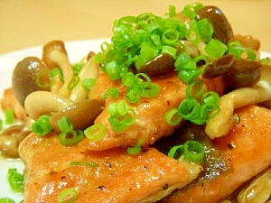 鮭ときのこのバタぽんソテー レシピ 作り方 By Cocoangela 楽天レシピ